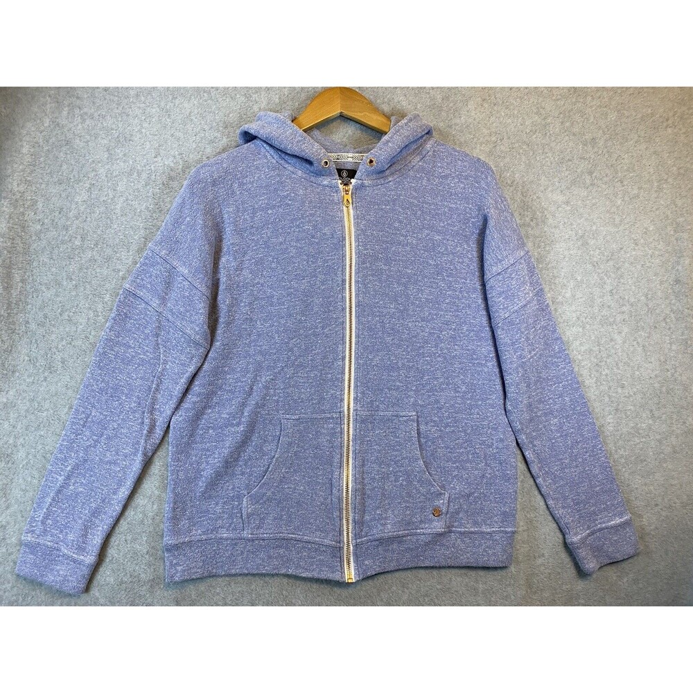 Light Blue Heather Zip-Up Hoodie - Unknown Brand